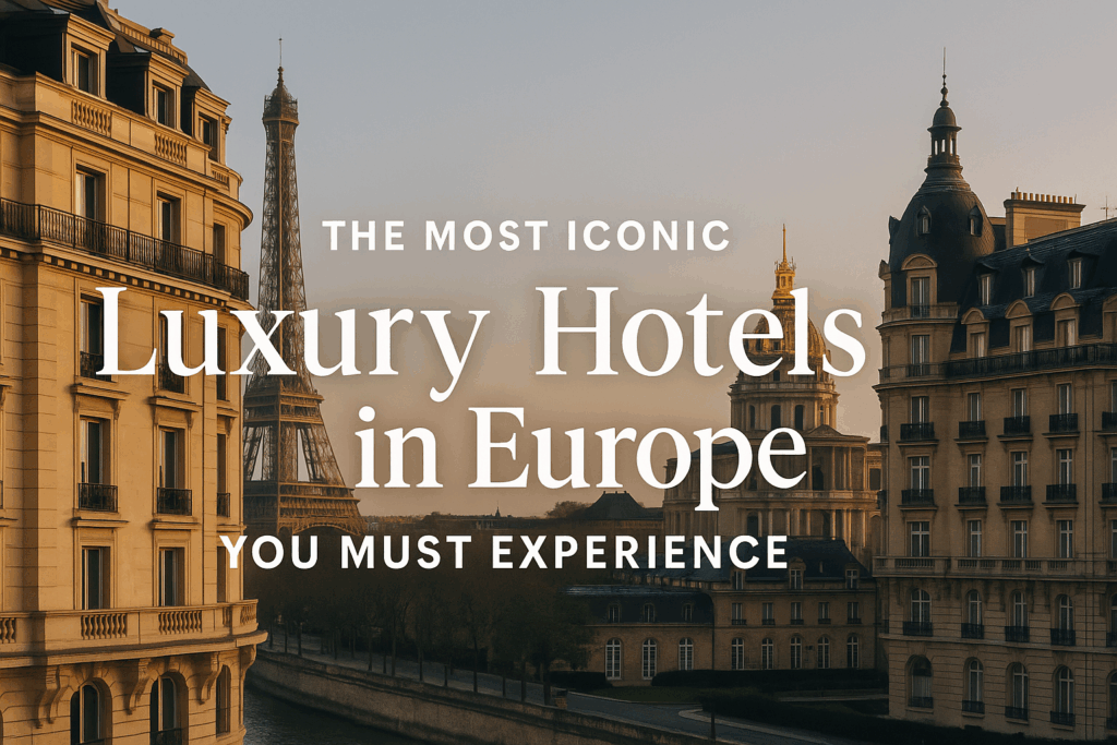 The Most Iconic Luxury Hotels in Europe You Must Experience