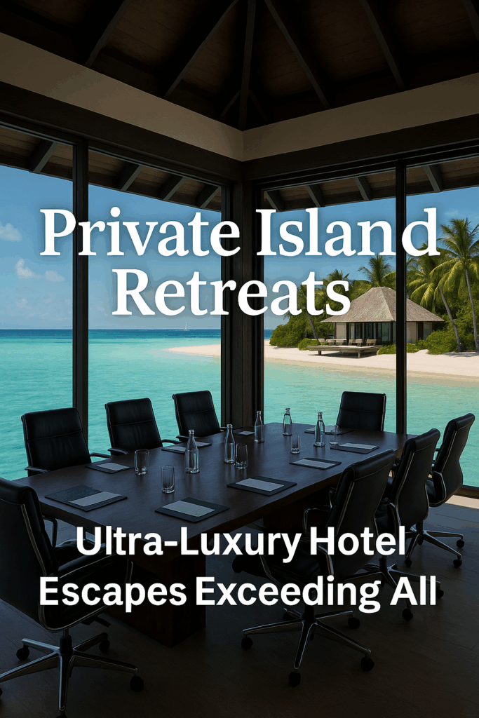Private Island Retreats: Ultra-Luxury Hotel Escapes Exceeding All